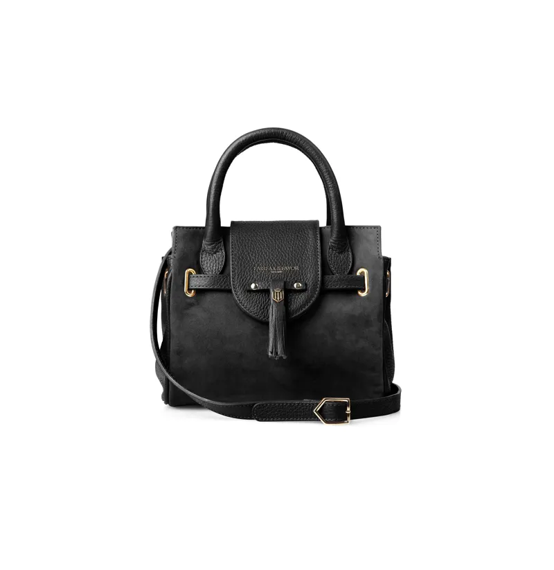 Fairfax and Favor Mini Windsor Bag - Black-3
